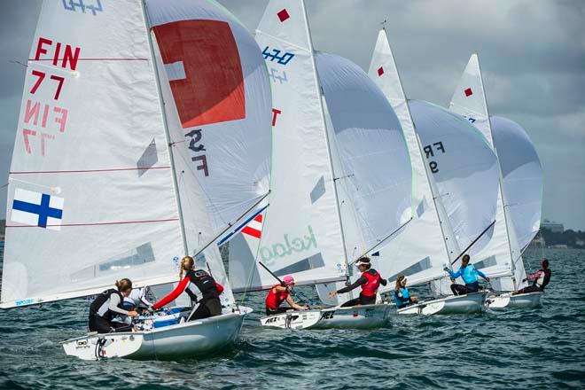 Sailing World Cup 2014, Miami - Medal Race 470 Women © Walter Cooper /US Sailing http://ussailing.org/